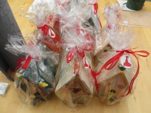 vogelhuisje van klei