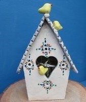 keramiek workshop vogelhuisje